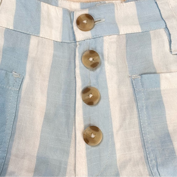 Billabong Women's Leave Rad Striped High Waisted Woven Short Size 26 Blue Beach - Picture 11 of 16